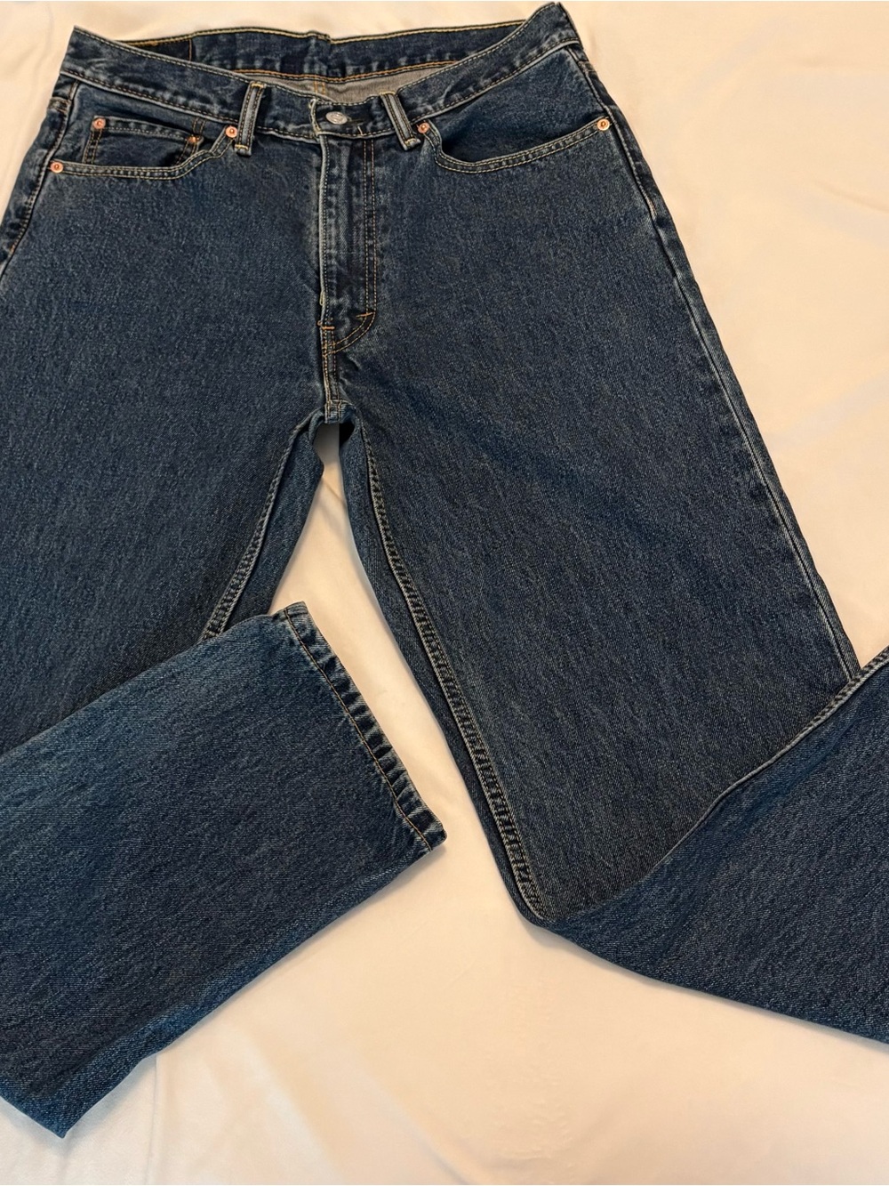 Levi’s 550 Relaxed Fit Jeans Men’s 34x32 Blue Denim Zip Fly Straight Leg